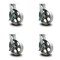 Service Caster 10 Inch Heavy Duty Semi Steel Cast Iron Swivel Caster Set with Brakes SCC, 4PK SCC-KP92S1030-SSR-SLB-4 - alternate 1